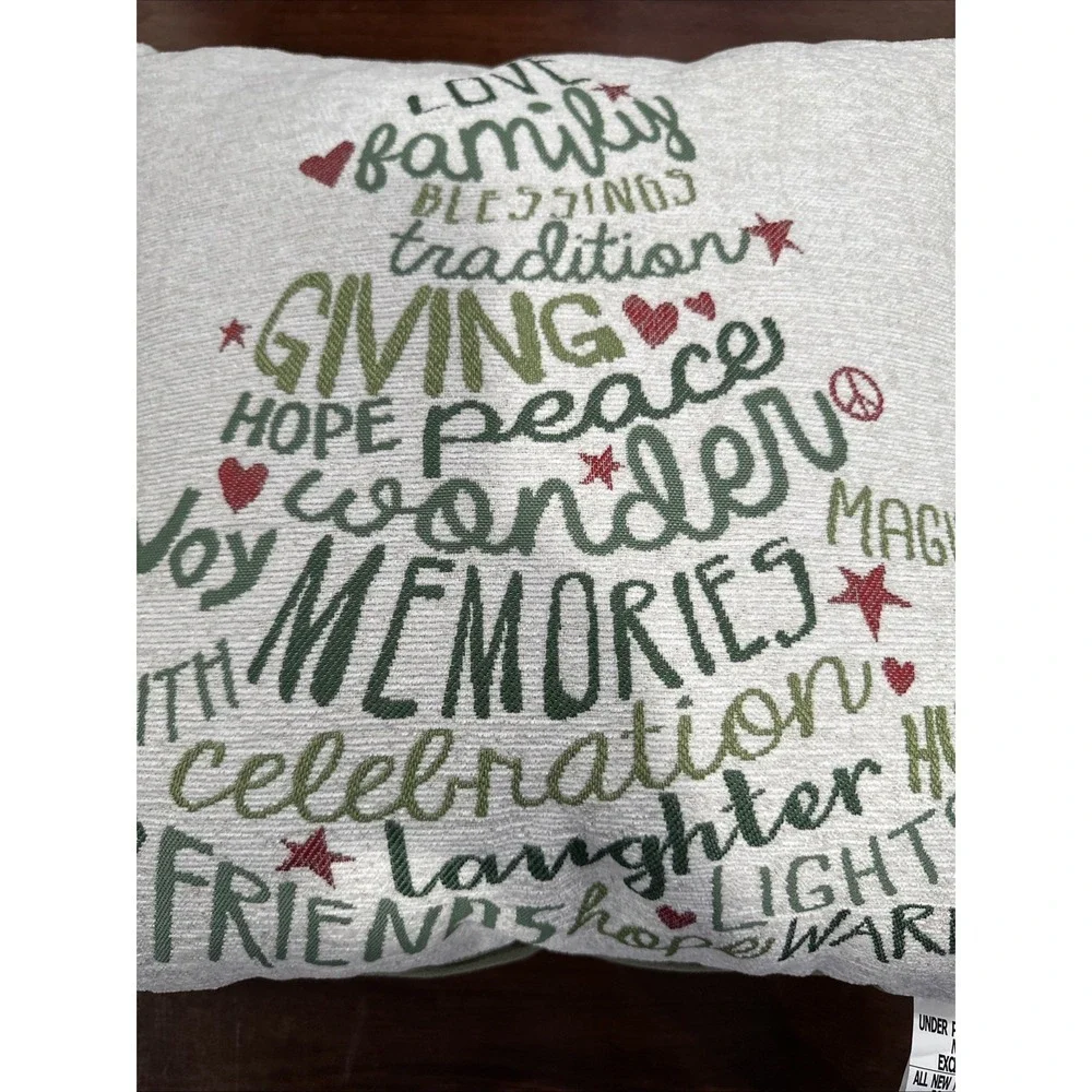 St. Nicholas Square Decorative‎ Christmas Couch Pillow 18x18